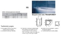 Ravak SmartLine SMSKK4-80 čtvrtkruhový sprchový kout rám chrom výplň Transparent 3S244A00Y1